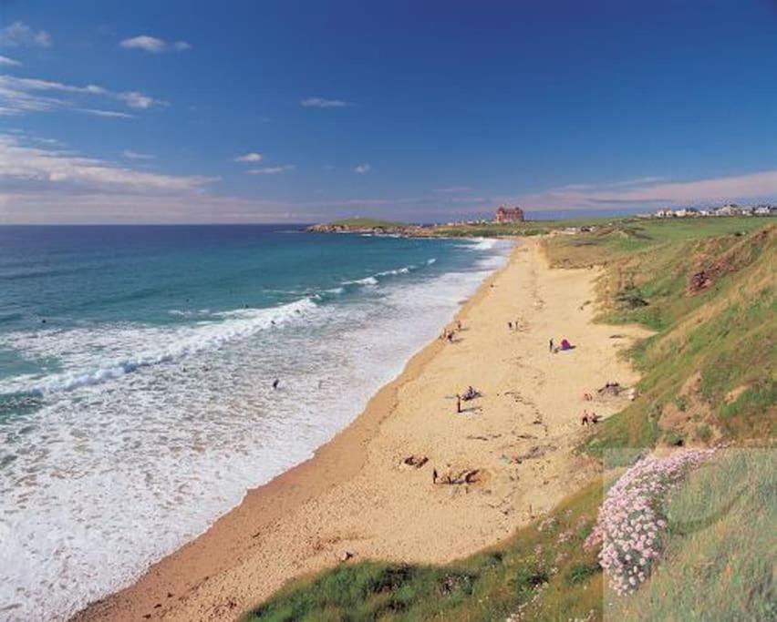 2Bed With Pool & Sea View Apartment Newquay  Bagian luar foto