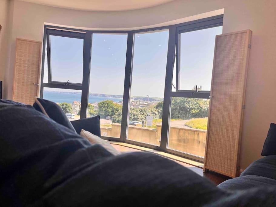 2Bed With Pool & Sea View Apartment Newquay  Bagian luar foto
